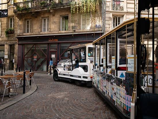 Visite de Bordeaux en train touristique électrique